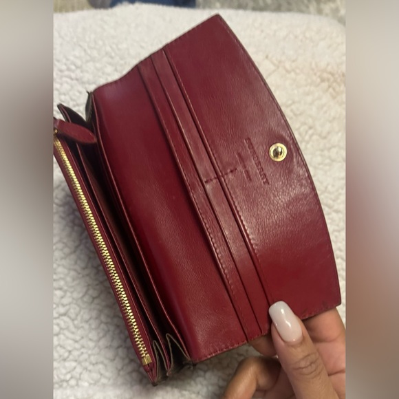 Burberry Continental Wallet Brown and Red - Picture 12 of 16
